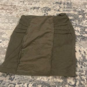Pencil green skirt/ olive